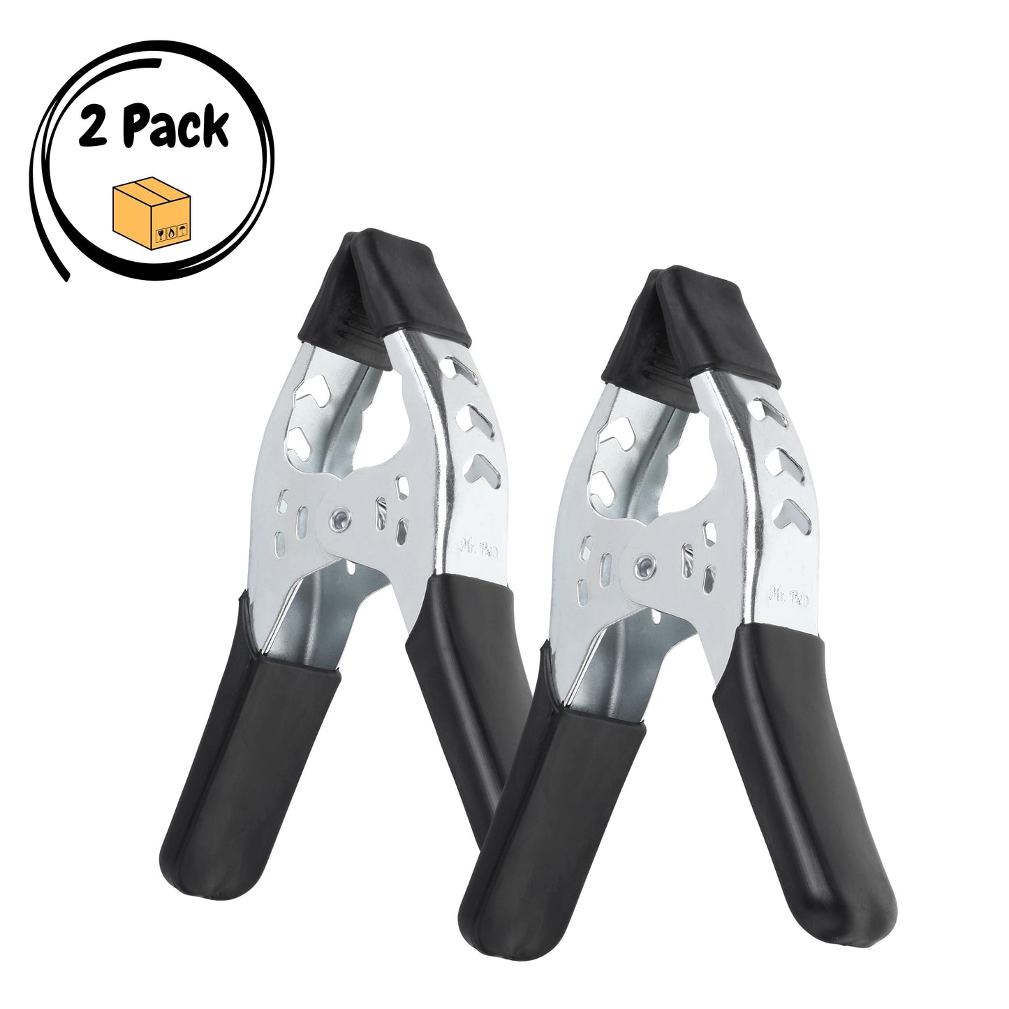 Mr. Pen- Spring Clamps, 2 Pack, 6 Inches, Heavy Duty, Metal, Spring Clips