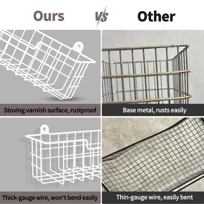 Spice Rack Organizer Wall Mount, Spice Organization Storage Shelf for Cabinet Door, 2 Packs Wall Spice Rack Saving Space for Kitchen, Black