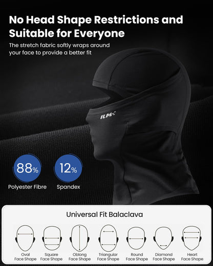 ILM Motorcycle Balaclava Face Mask for Ski Snowboard Cycling Working Hunting