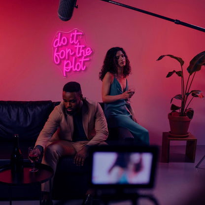 This Must Be The Place Neon Sign Warm White Letter Led Signs for Wall Decor Usb Word Light Up Signs for Bedroom Salon Man Cave Beer Home Bar Wedding Birthday Party Decor Gifts