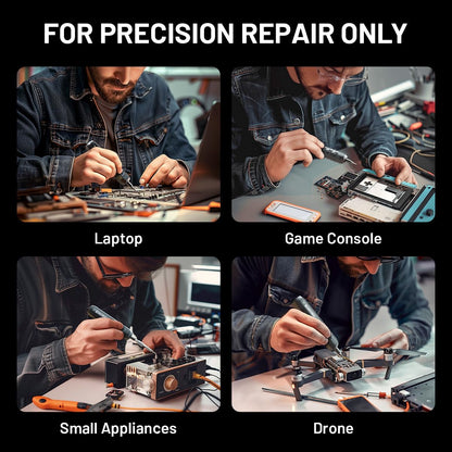 EZARC Electric Screwdriver Set, 181 in 1 Cordless Screwdriver, 3 Torque Settings with 160 Magnetic Precision Bits, Power Screwdriver Repair Tool Kit for Phone Laptop Camera Watch Computer