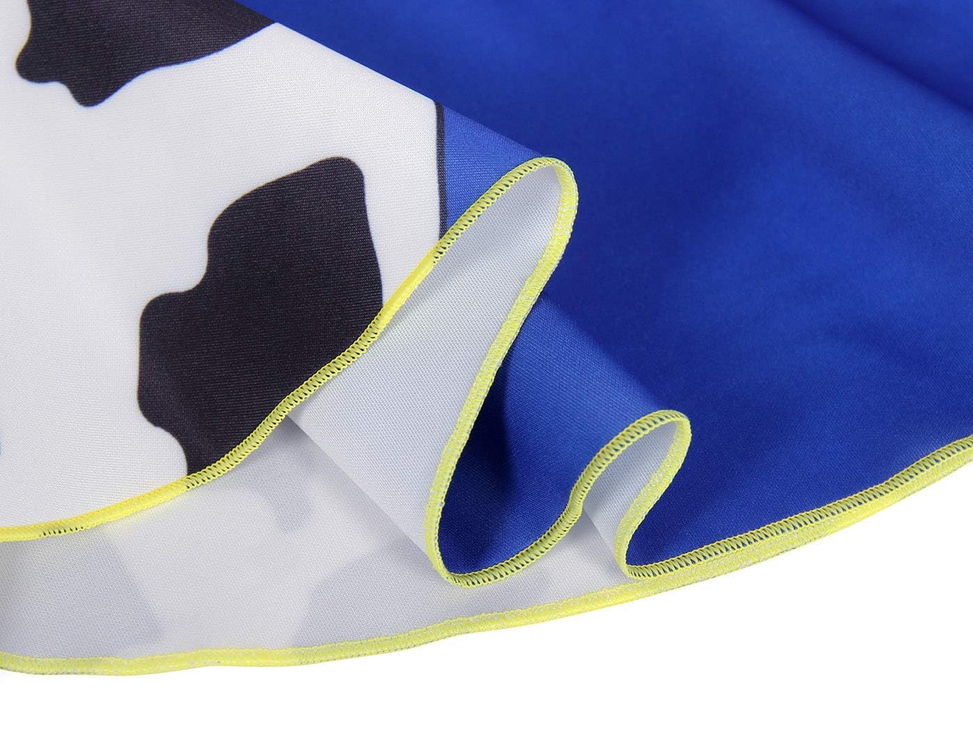 Jurebecia Toddler Girls Princess Costume for Princess Cowgirl Dress up Birthday Outfit Halloween Christmas Costumes Cosplay Role Play Ruffle Sleeve Dress Size 2T/1-2Years