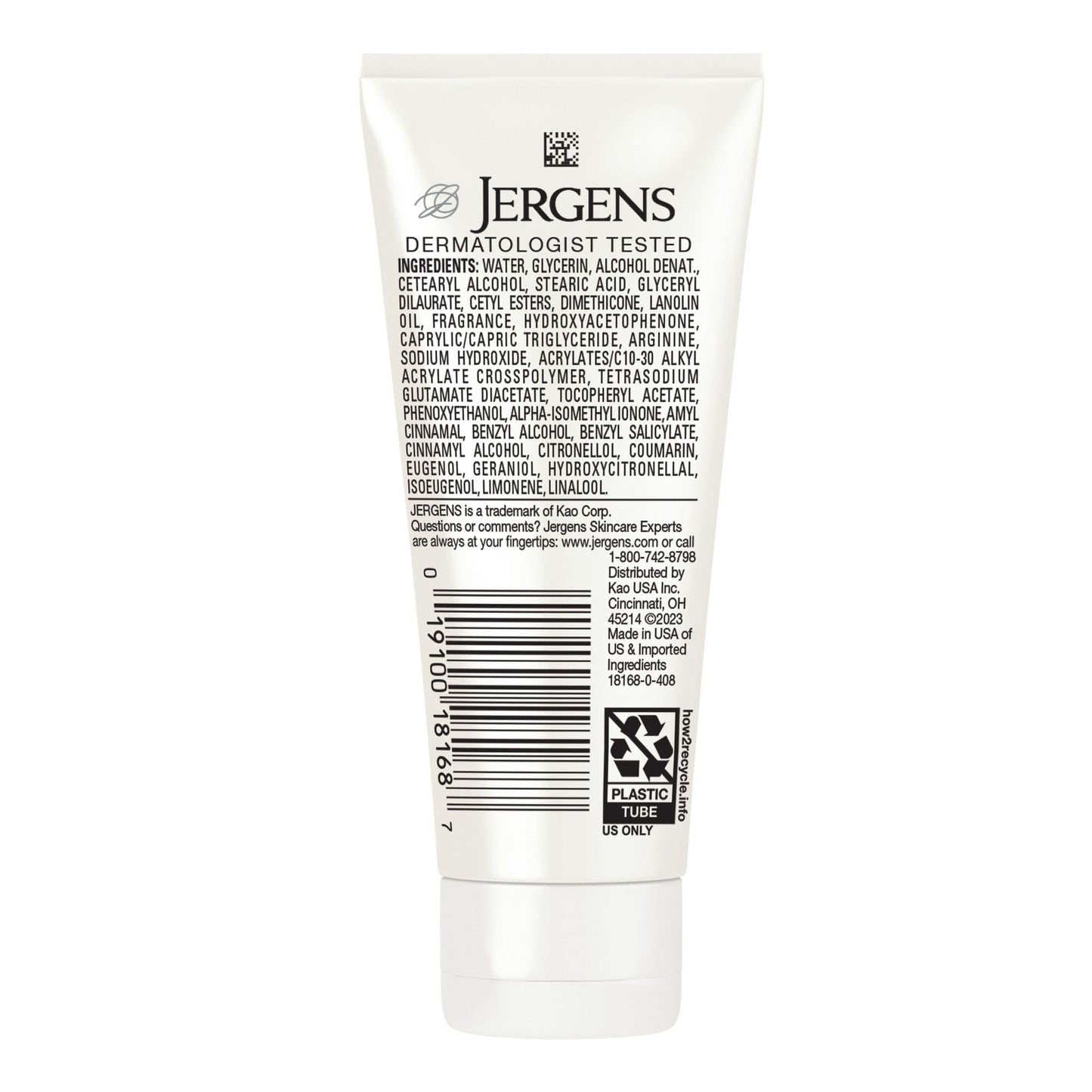 Jergens Original Scent Dry Skin Body Lotion, Hand and Body Moisturizer, Cherry Almond Essence, Dermatologist Tested, 2 Oz, Pack of 20