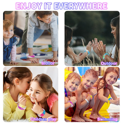 Pop Bracelets Fidget Toys Bulk Its 24 Pack Christmas Stocking Stuffers for Kids Party Favors Pop Fidget Bracelet It Fidget Toy Fidgets for Classroom Prizes Student Gifts Birthday Goodie Bag Stuffers