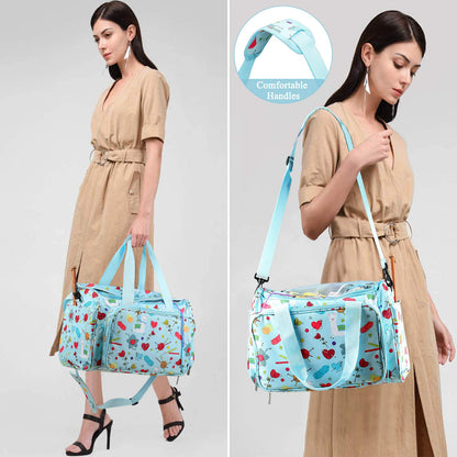 Coopay Yarn Storage Knitting Bag, Large Capacity Yarn Bag for Yarn and Knitting & Crochet Supplies, Detachable Shoulder Strap Portable Knitting Tote Bag Crochet Bag, Best Gifts for Crochet Lovers