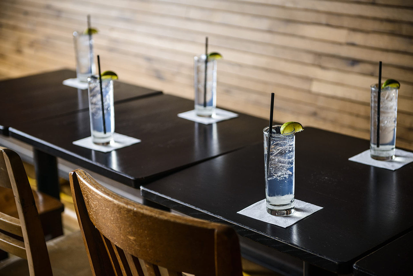 Crystalware, 500 Pack White Beverage Paper Napkins, 1 Ply Cocktail Napkins, For Restaurant, Bar or Home use