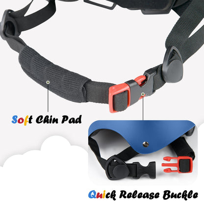 Kids Bike Helmet, Adjustable and Multi-Sport, from Toddler to Youth, 3 Sizes (Blue)