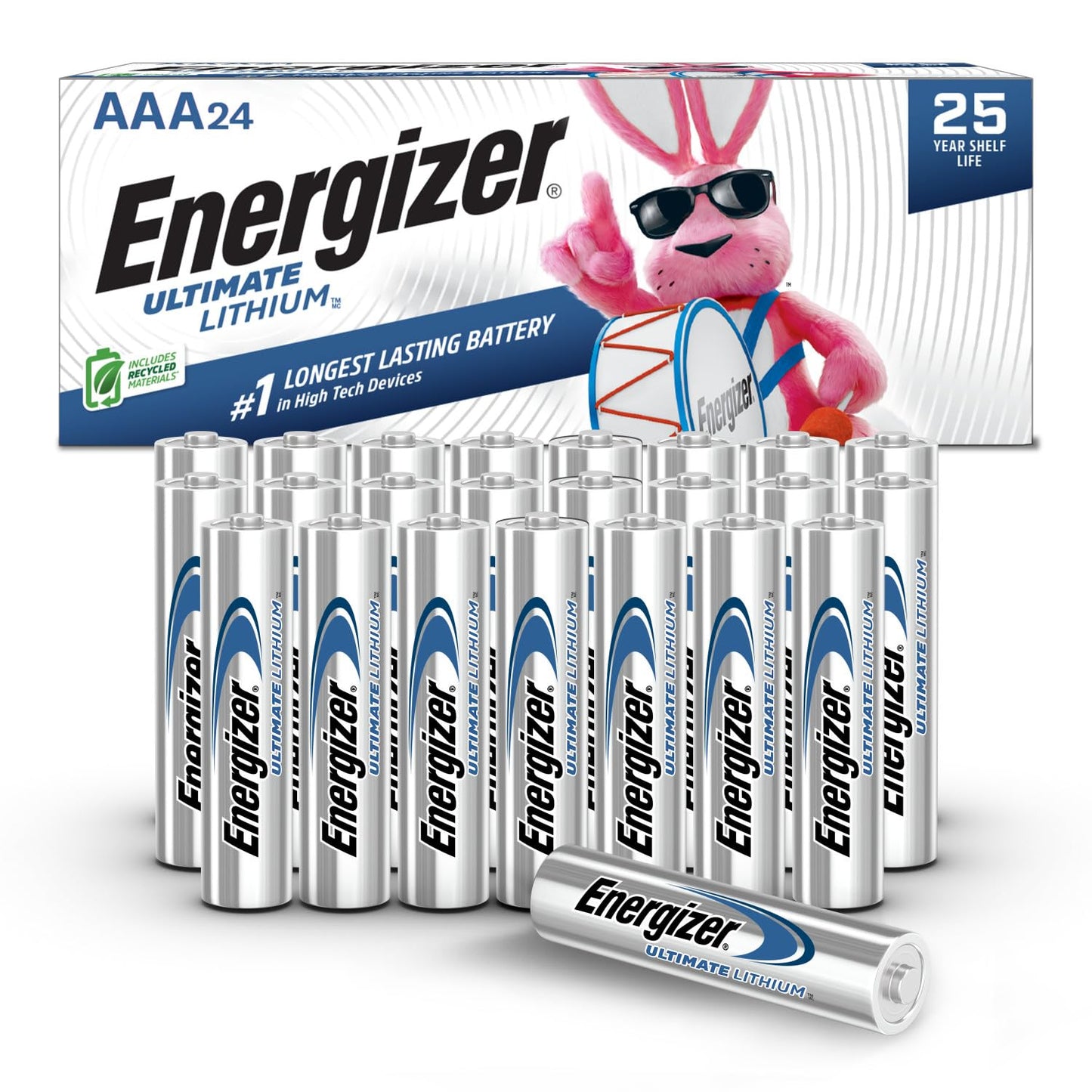 Energizer Ultimate Lithium AAA Batteries (1 Pack), Lithium Triple A Batteries