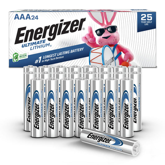 Energizer Ultimate Lithium AAA Batteries (1 Pack), Lithium Triple A Batteries