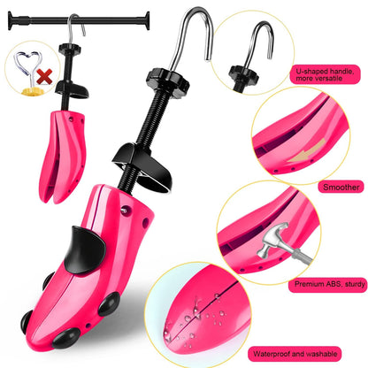 eachway Shoe Stretcher Shoe Trees,Adjustable Length & Width for Men and Women（For Women's 5.5-10