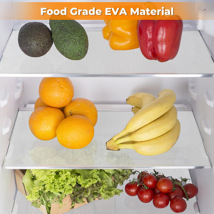 Kitchen Shelf Liner Non-Slip Cabinet Liner 12 in x 20 FT Washable Refrigerator Liners Oil-Proof Drawer Liners for Kitchen Dining Transparent Wide 12inch