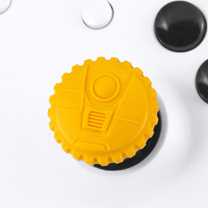 KontrolFreek Borderlands® 3 Claptrap Performance Thumbsticks for Xbox One and Xbox Series X | 2 Mid-Rise Convex Thumbsticks | Yellow