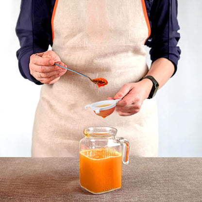 HIC Kitchen Double-Ear Fine Mesh Strainers, BPA Free, Set of 4 Sizes Includes 3, 4, 5.5, and 7-Inch Diameter