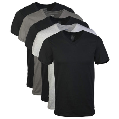 Gildan Men's V-Neck T-Shirts Multipack