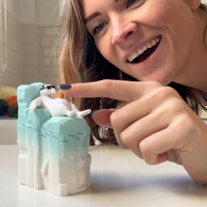 Joe Snow Fridge Baking Soda Deodorizer - Baking Soda Container | Baking Soda for Fridge and Freezer Odor Eliminator | Baking Soda Fridge Deodorizer