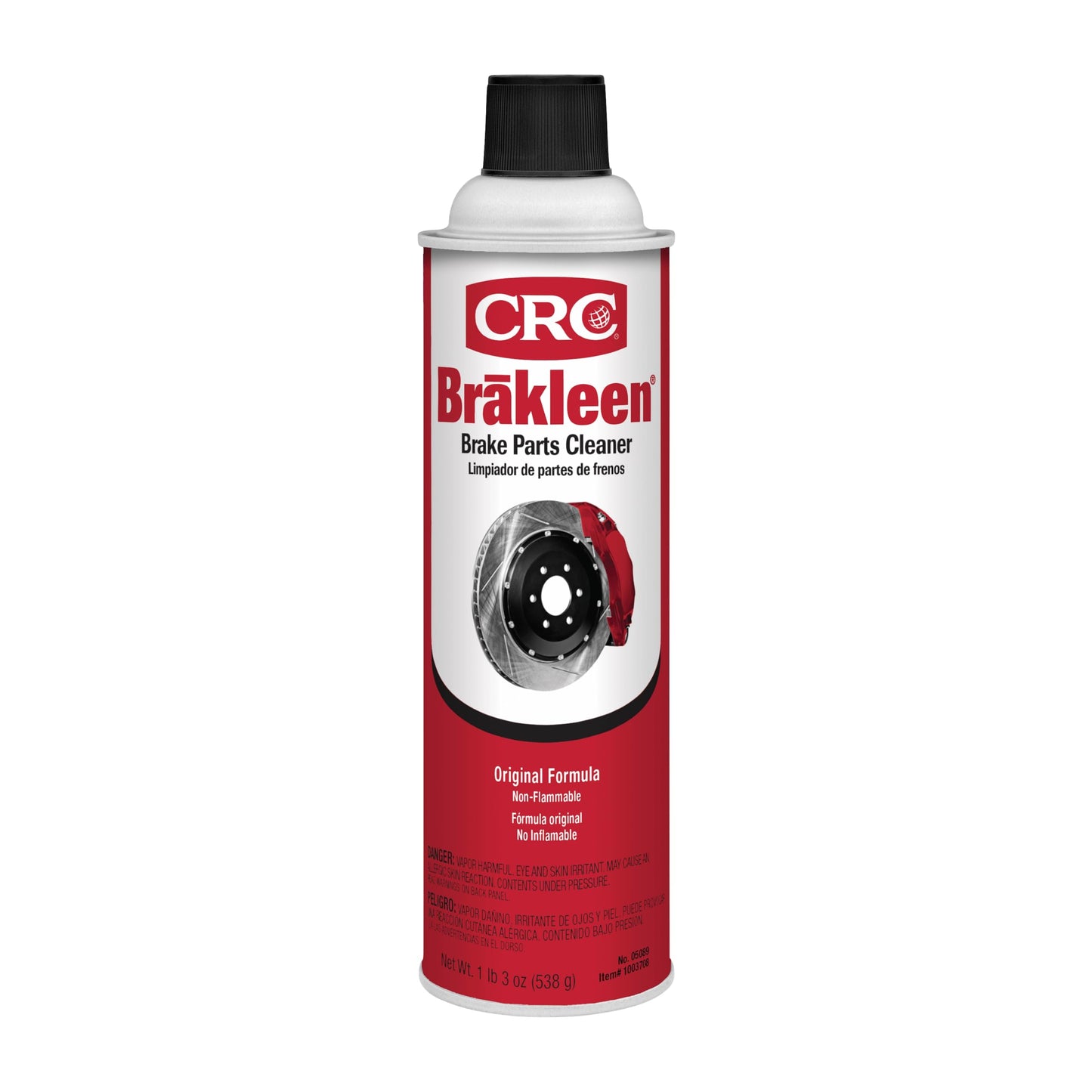 CRC BRAKLEEN Brake Parts Cleaner - Non-Flammable -1lb 3 Oz (05089)