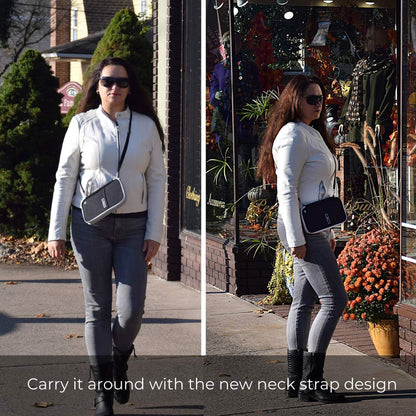 Large Family Passport Holder for 8 | Family Passport Holder for 6 | Multiple Passport Holder Family | Travel Document Organizer w/RFID Blocking,Removable Wrist Strap & Crossbody | Airplane Essentials