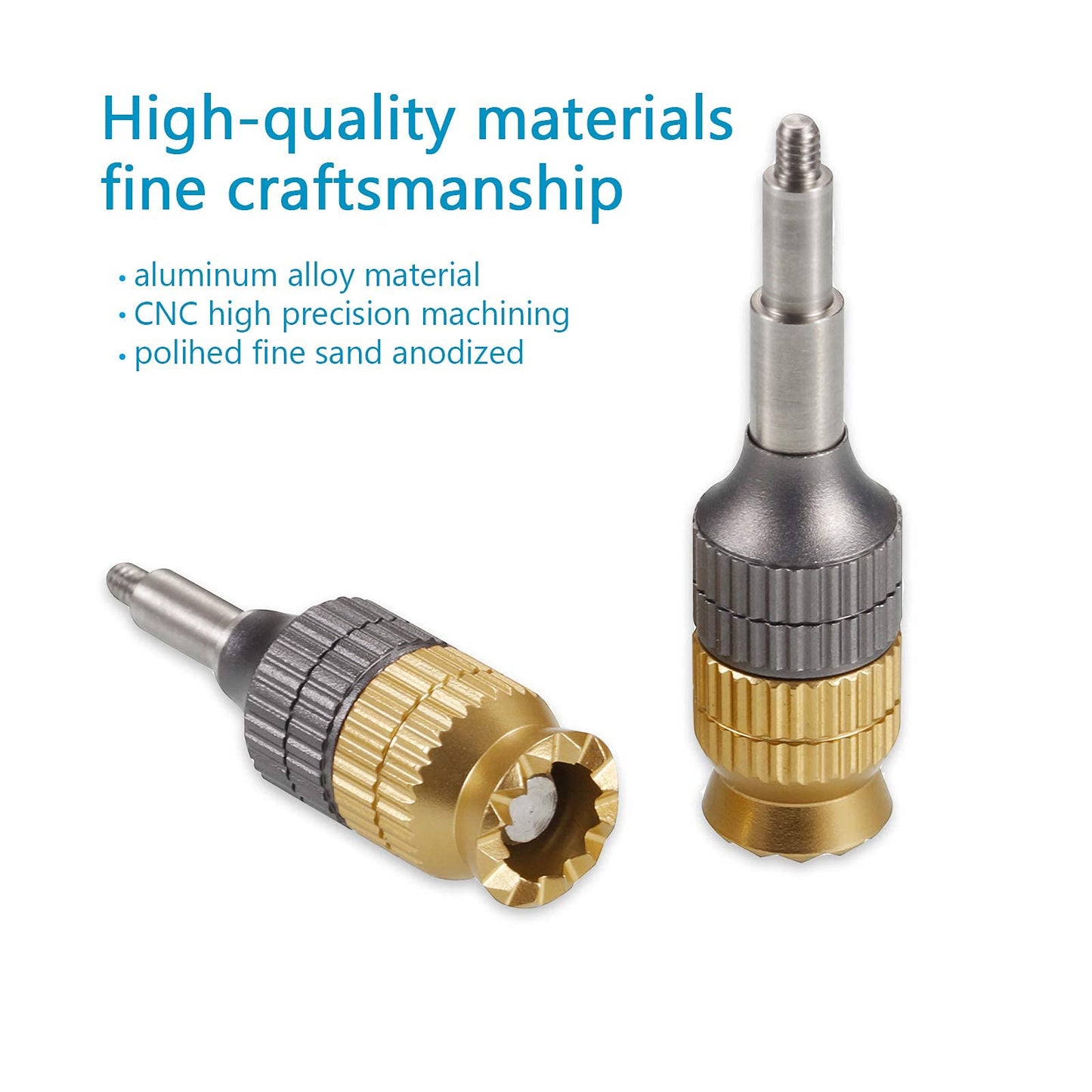 Hanatora Extension Joystick Stick for DJI FPV Remote Controller 3 2,Neo,Avata 2,RC Pro, Metal Control Extender Joysticks,Long Thumb Sticks Replacement Accessories