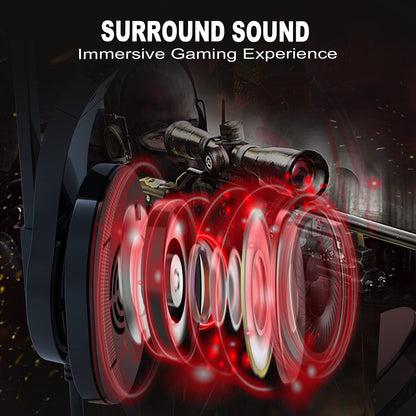 PS5/PS4/Xbox/PC Gaming Headset with Mic - Wired Kids Headphones for Gaming and School, Girls Headset with Microphone