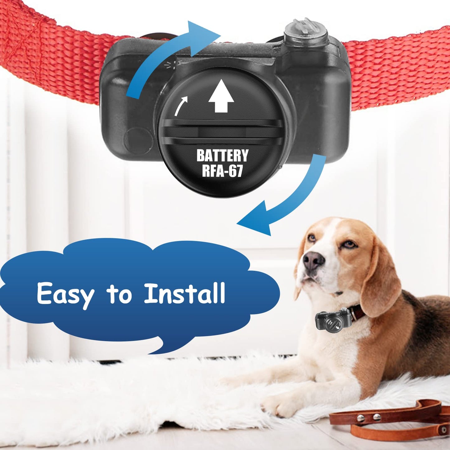 10Pack RFA-67 6V Replacement Dog Collar Batteries for PIF-300 PIF-275-19 PUL-275 PIF00-15002 PBC-102 ZIG00-16969, Compatible with PetSafe RFA-67 Battery