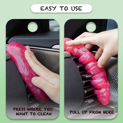 Cleaning Gel for Car Cleaner Cleaning Kit Automotive Air Vent Dust Cleaning Car Slime for Auto Cleaning Putty Universal Dust Car Accessories Car Interior Cleaner Keyboard Cleaning Laptop Cleaner