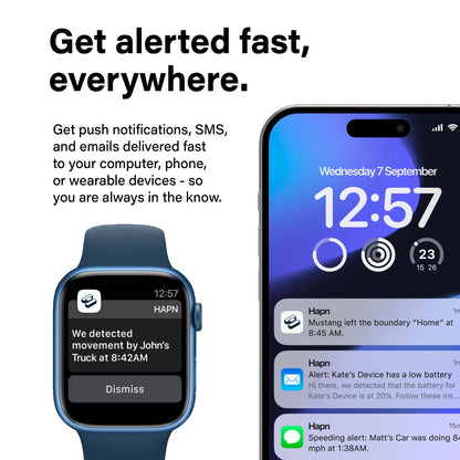 (2 Pack) Spytec GPS Smart Mini GPS Tracker for Vehicles Cars Trucks Loved Ones, Fleets, Hidden Tracker Device for Vehicles with Unlimited US and Worldwide Real-Time Tracking App - USA Made Tech