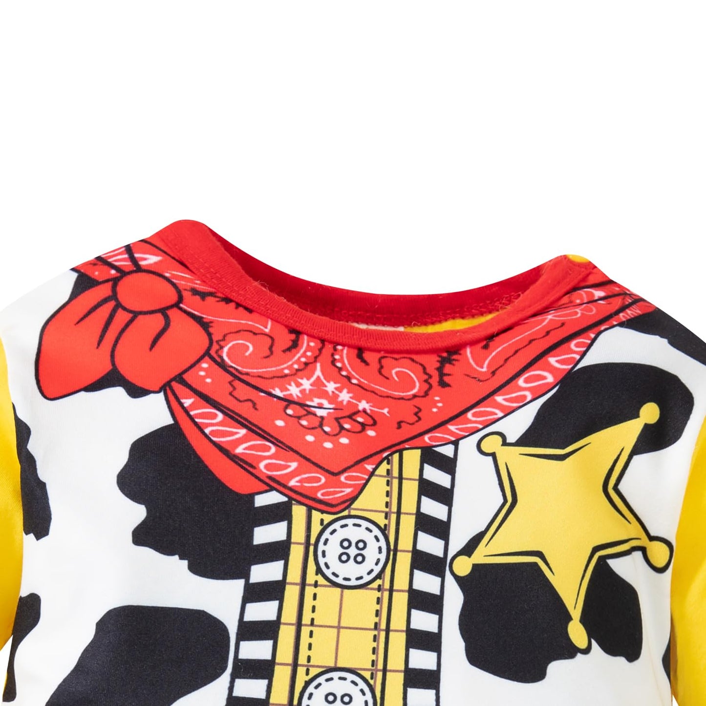 LENSOUS Baby Boys' Cowboy Costume Halloween Cosplay Bodysuit (Cowboy, 3-6 Months