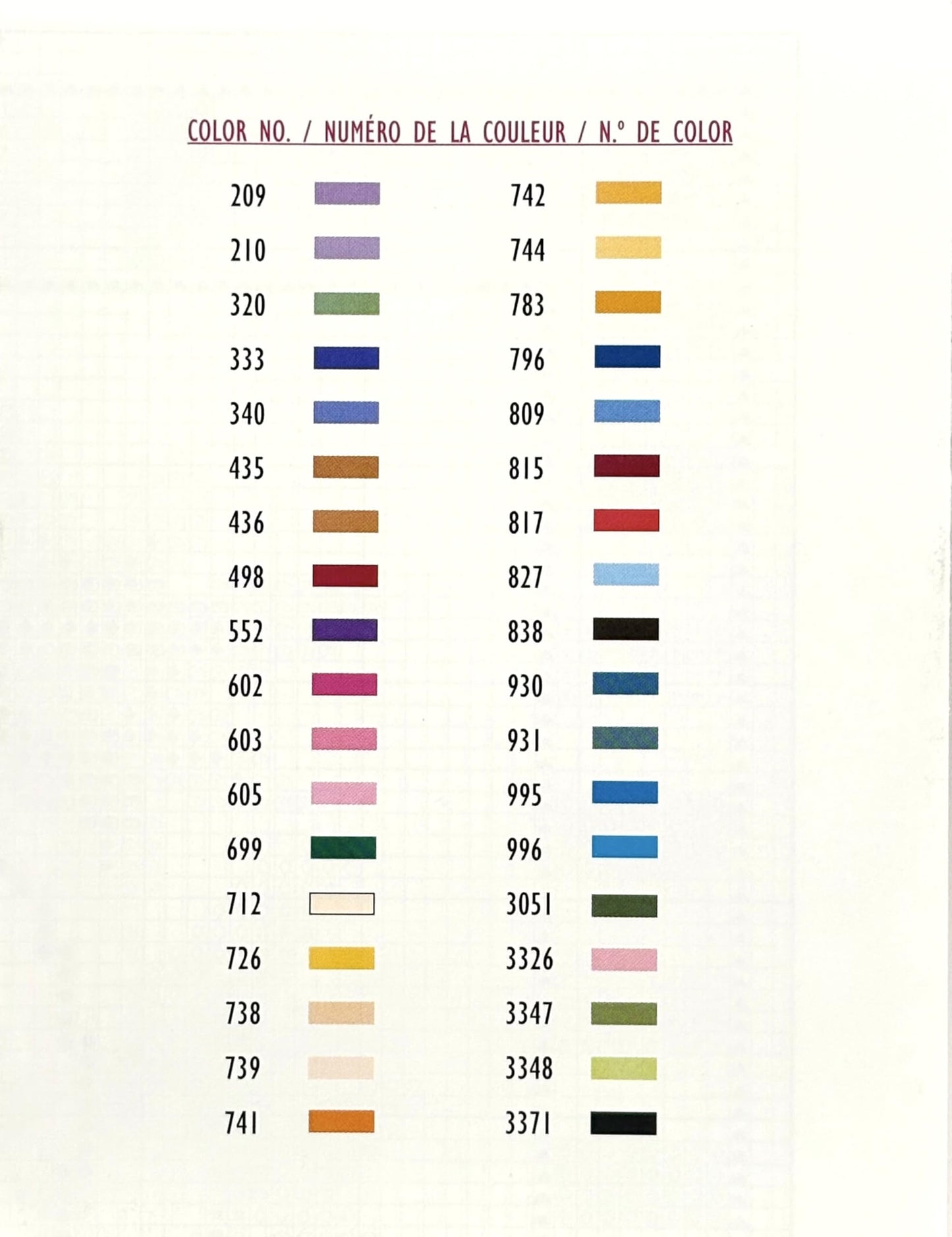 DMC 117F25-PC36 Embroidery Popular Colors Floss Pack, Colors may vary, 8.7-Yard, 36/Pack
