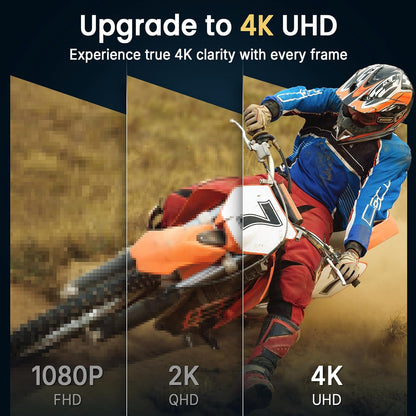 QQH 4K Portable Monitor, 15.6" IPS 3840x2160 UHD USB-C HDMI Travel Portable Monitor for Laptop, Ultra-Slim Alloy Gaming Monitor Second Display with w/Smart Cover for PC, Phone, PS5/4, Xbox, Switch