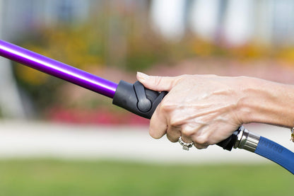 Dramm Rain Select Rain Wand – 9-Pattern Adjustable Spray Head with One Touch Thumb Valve – 30 Inches Long, Blue