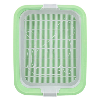 4BIG.Fun - First cat Litter Tray Tray - Perfect for Kittens, Cats, Babies, Boys, Cats, Toilet Tray with Cleaning Sieve - House Clean Even Without cat Litter - Available in Green or Grey