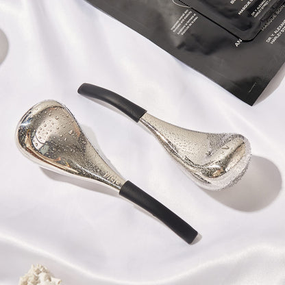 Ice Globes Facial Skin Care Tools for Women Face Eyes, Stainless Steel Face Beauty Cryo Sticks for Girls Ladies, Cooling Massage Spa Globes with Storage Case