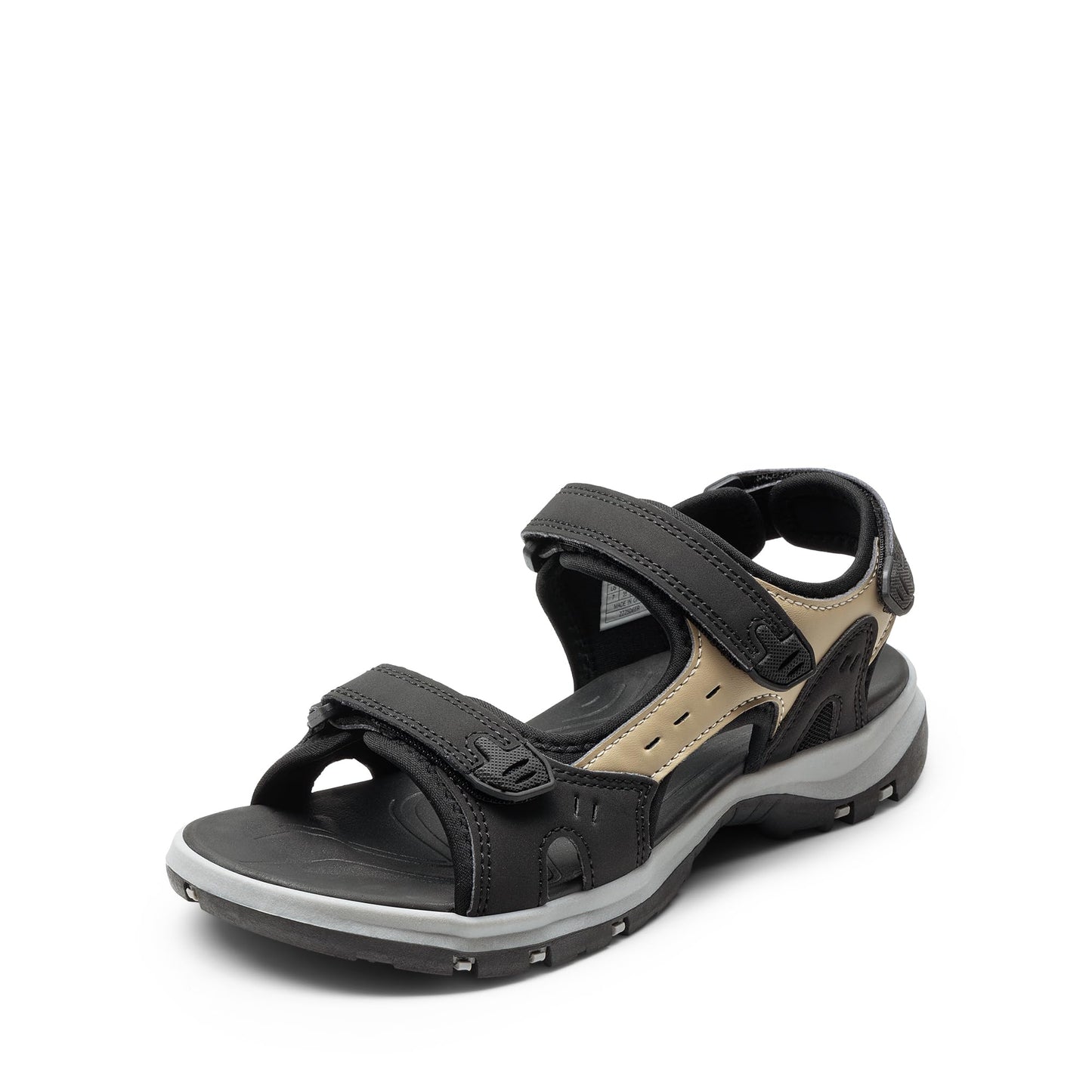 DREAM PAIRS Women's Walking Sport Athletic Sandals Comfort Open Toe Casual Outdoor Hiking Summer Shoes,Size 6,Beige/Black,SDSA2401W