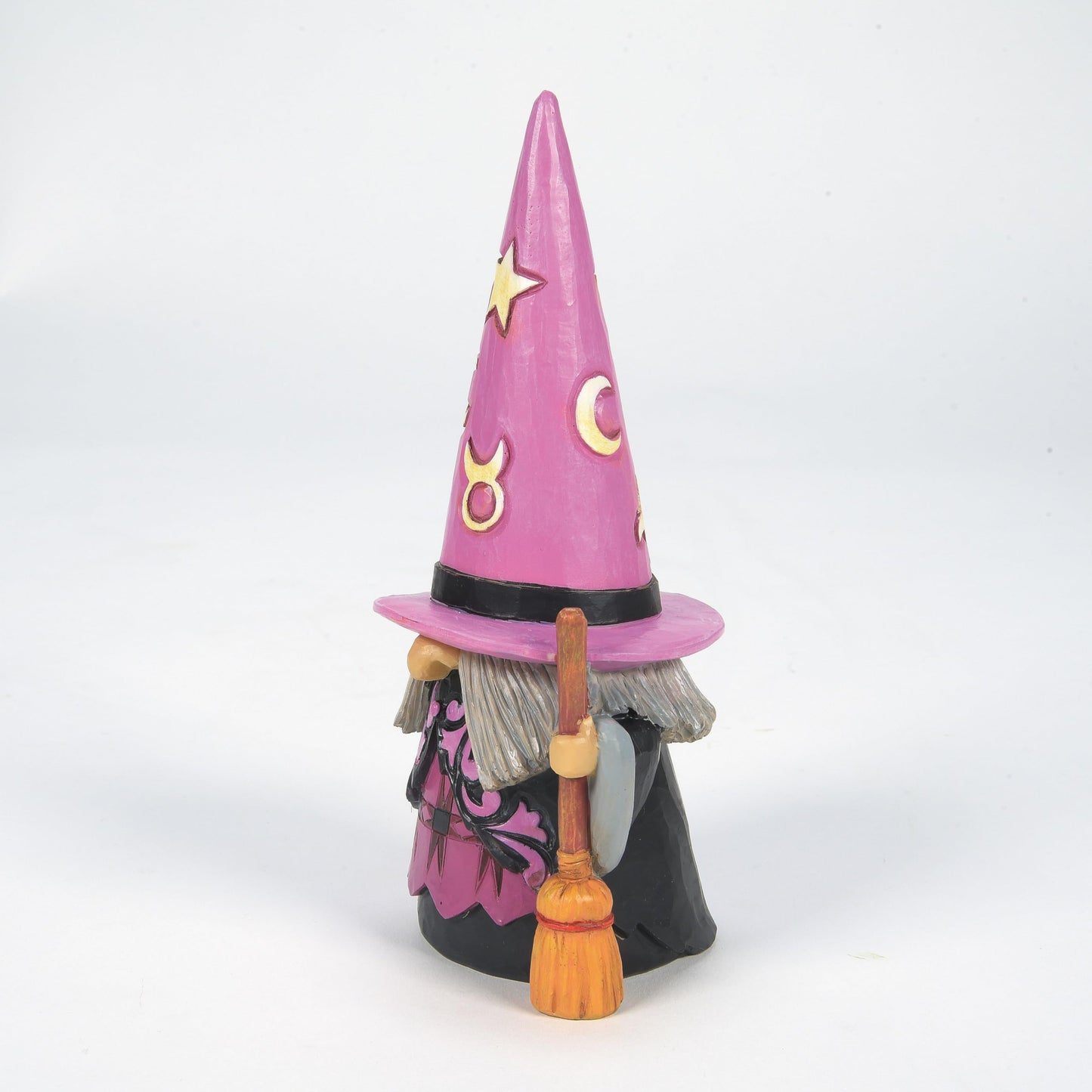 Enesco Jim Shore Heartwood Creek Halloween Witch Way Gnome Figurine, 6.5 Inch, Multicolor