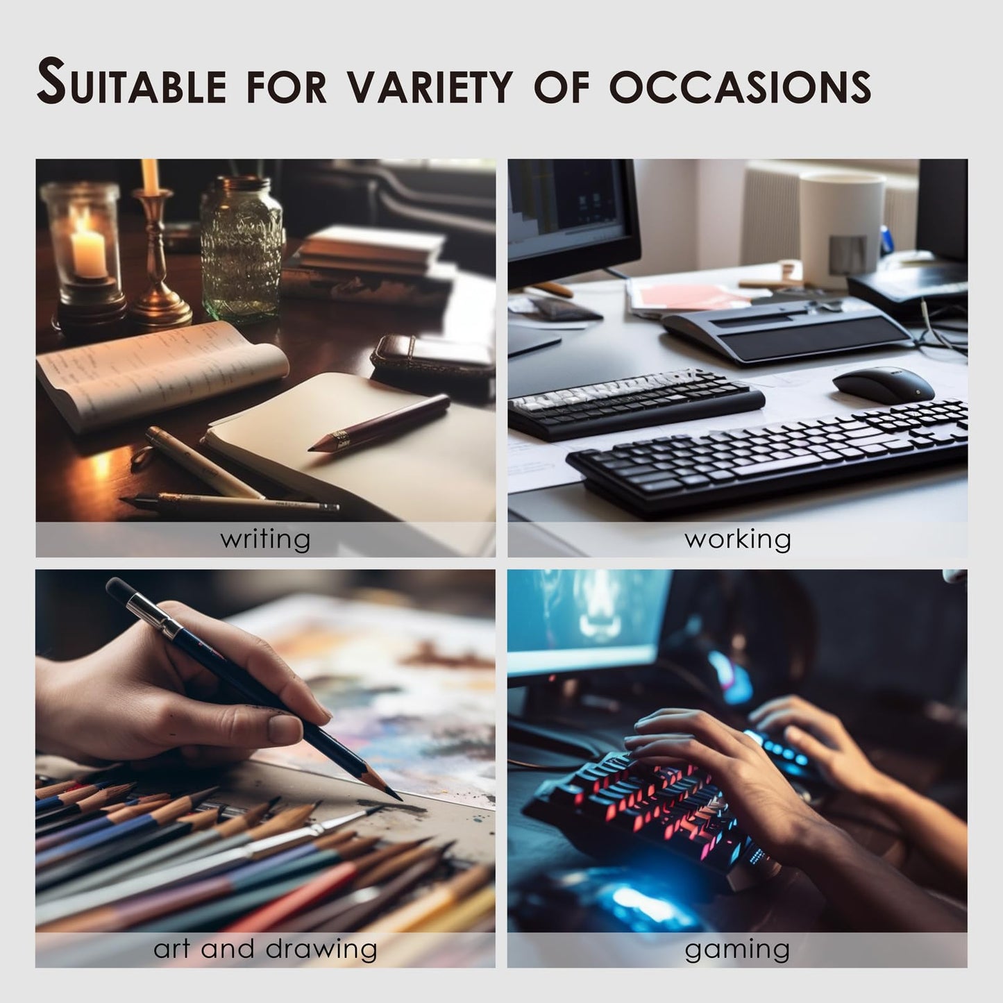 Cork Desk Mat - Dual-Sided Desk Pad for Office and Home - Desk Organization and Accessories - Ideal for Large Mouse Pad and Desk Mats on Top of Desks(Dark Green,36"x 17")