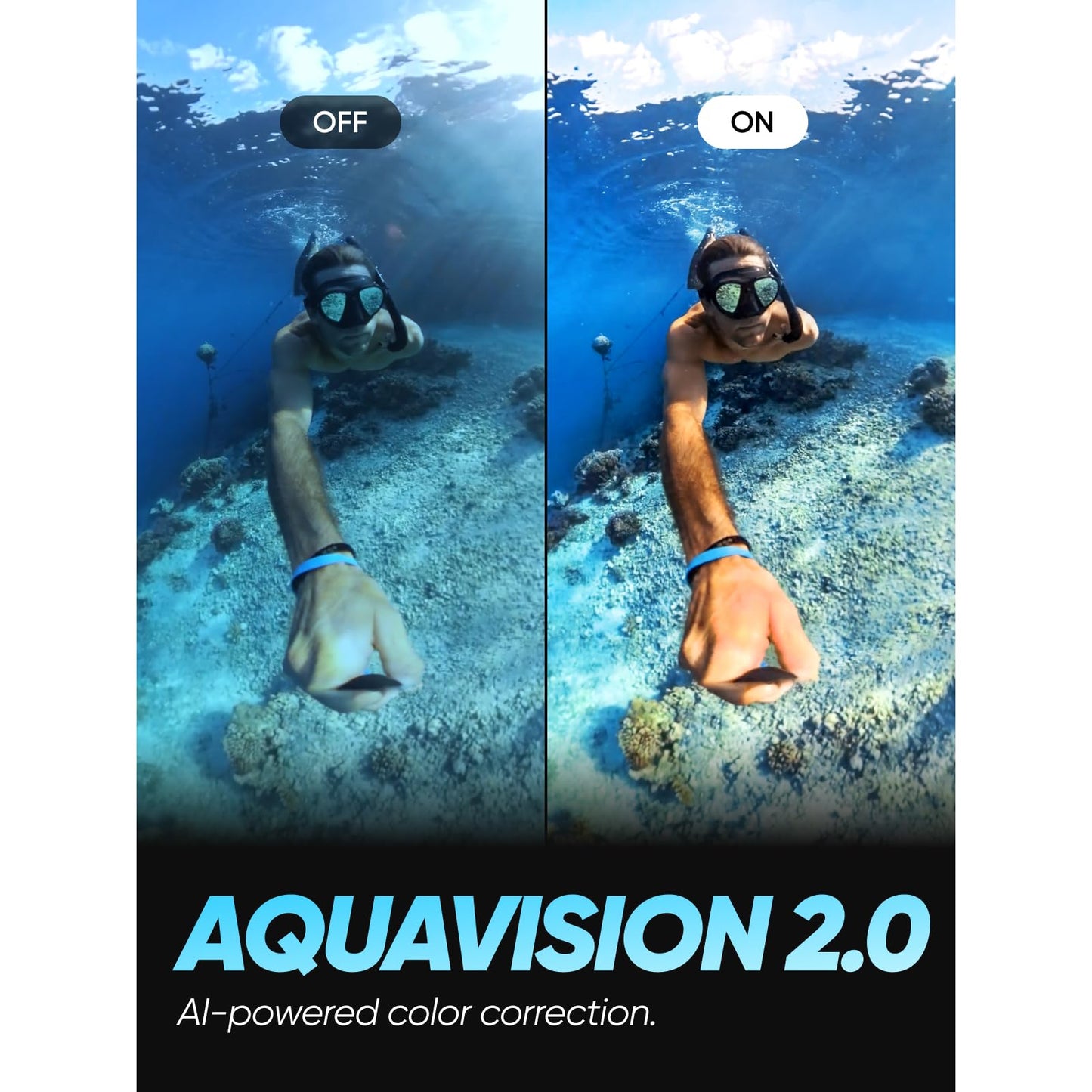 Insta360 X3 Invisible Dive Kit - Waterproof 5.7K 360 Action Camera, Dive Case, Selfie Stick, Dual 1/2" 48MP Sensors, Stabilization, 360 Horizon Lock, 4K Single-Lens, AI Editing