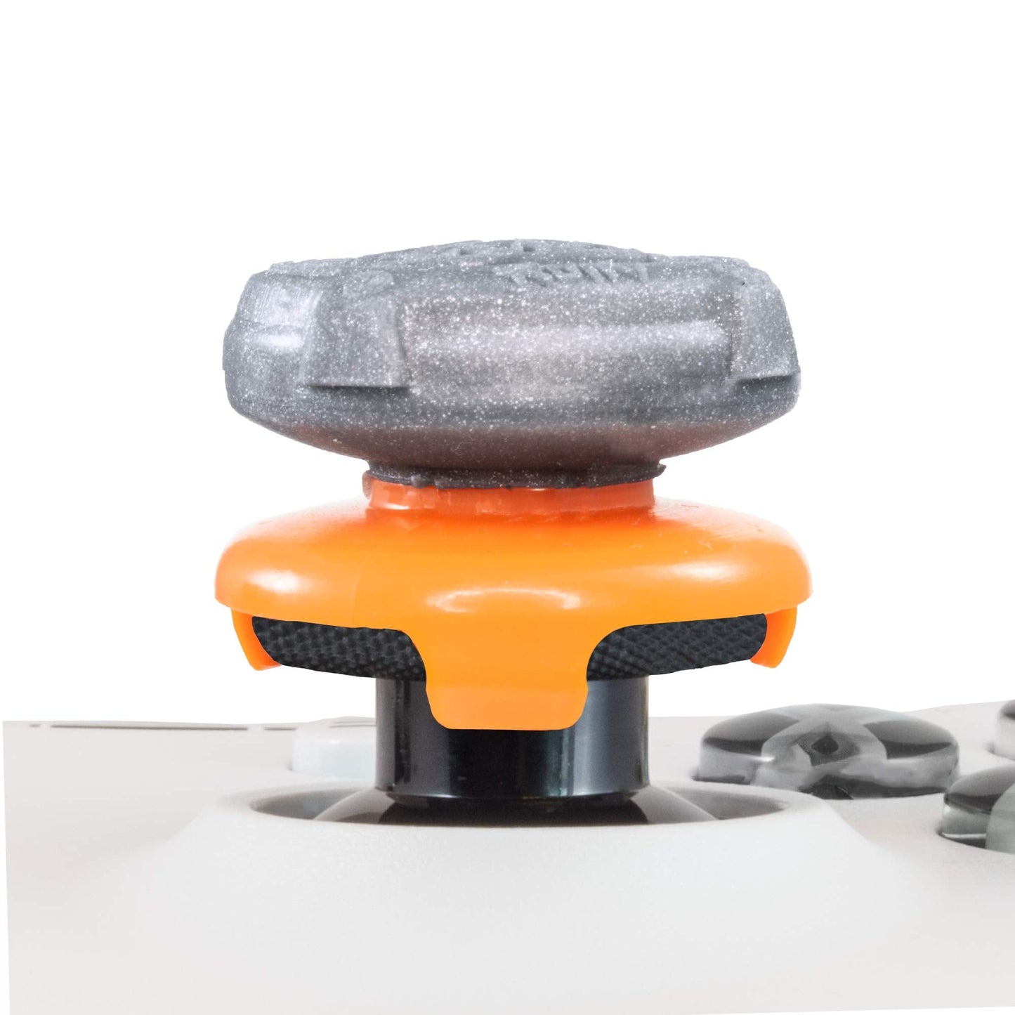 KontrolFreek Call of Duty: Black Ops 4 Grav Slam for Xbox One and Xbox Series X Controller | Performance Thumbsticks | 1 High-Rise Convex, 1 Mid-Rise Convex | Gray/Orange