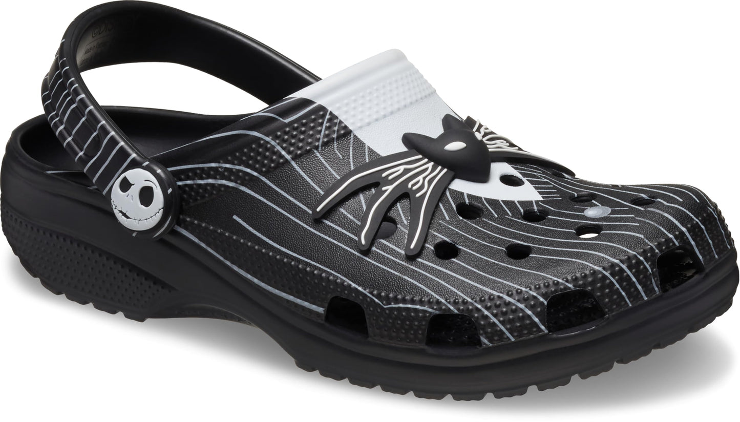 Crocs Unisex-Adult Jack Skellington Nightmare Before Christmas Classic Clogs, 6 Men/8 Women Multi