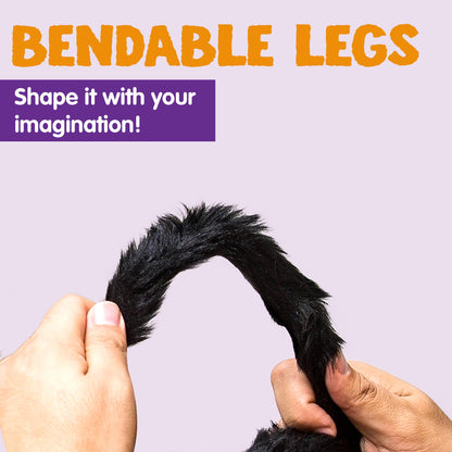 JOYIN 2 Pack 4 Ft Halloween Spider Decorations Outdoor, Scary Large Giant Spiders with Adjustable Legs for Halloween Outside Decor, Yard Lawn Indoor Haunted House Props