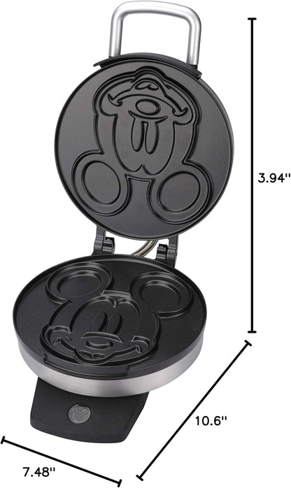 Disney DCM-1 Classic Mickey Waffle Maker, Brushed Stainless Steel