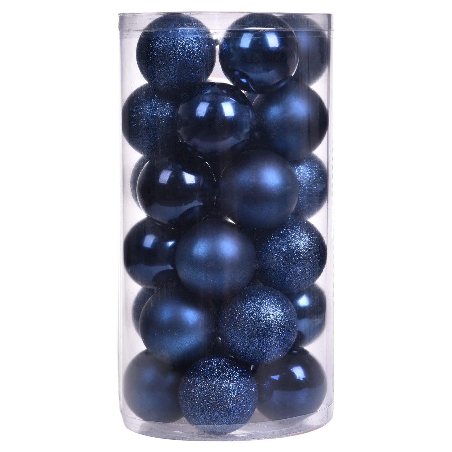 30ct Halloween Ball Ornaments, 2.36" Shatterproof Halloween Tree Decorations, Perfect Hanging Ball for Indoor/Outdoor Holiday Party Decor (Dark Blue)