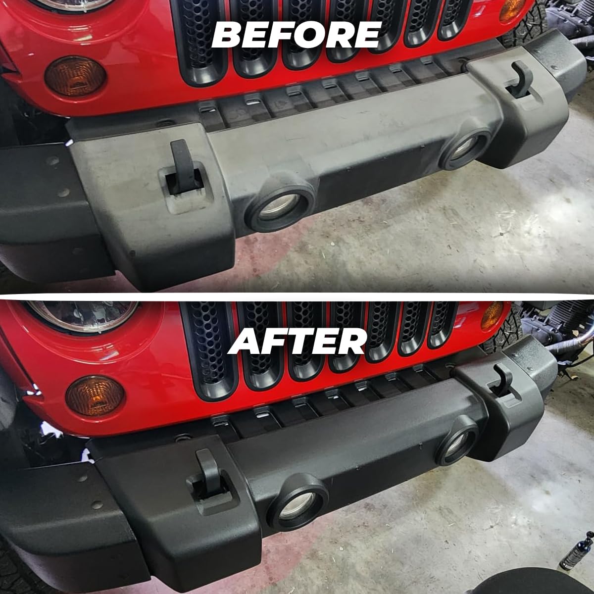 ExoForma Black Trim Restorer - Unique Dye-Infused Formula Lasts 6+ Months - Restores Factory Black to Plastic Trim - Protects Against UV Rays, Helps Conceal Scratches & Scuff Marks - Works in Seconds