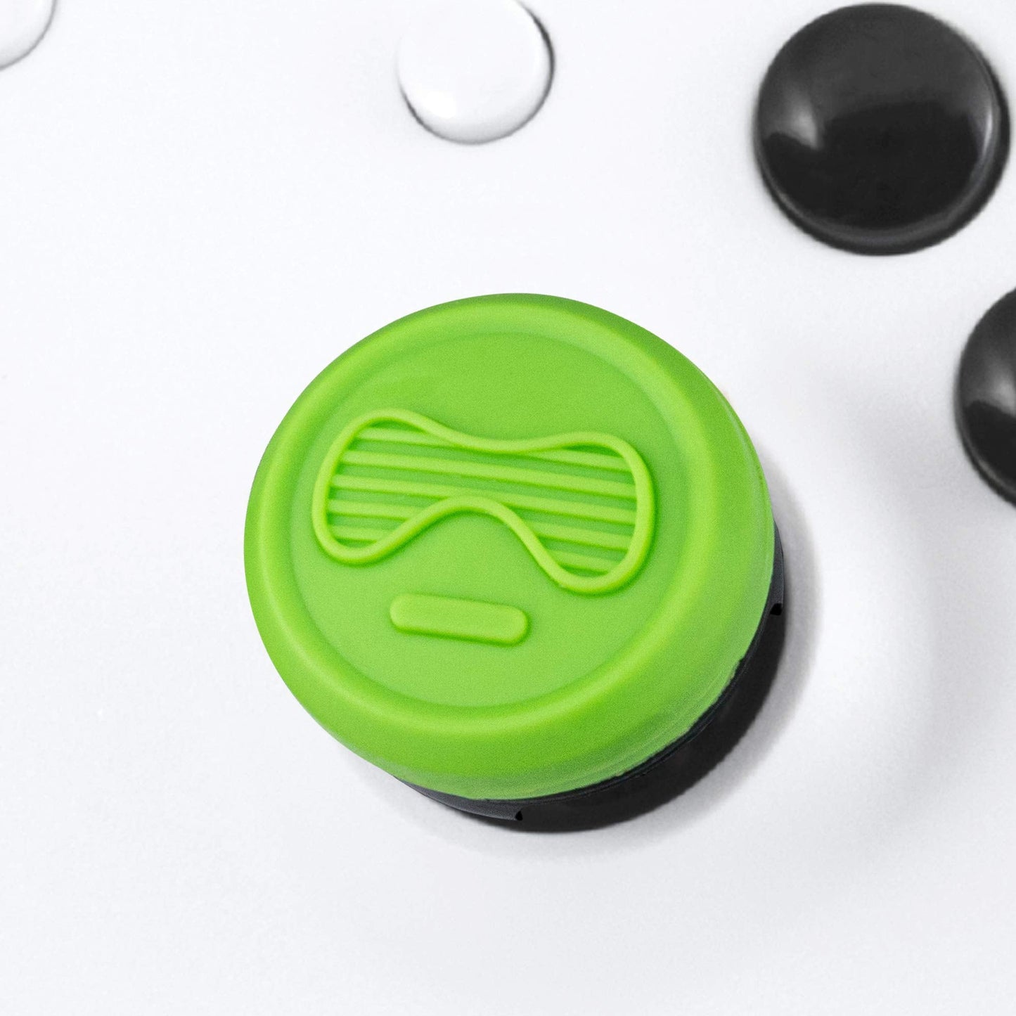 KontrolFreek Icon X Performance Thumbsticks for Xbox One and Xbox Series X | 2 Mid-Rise Convex | Green