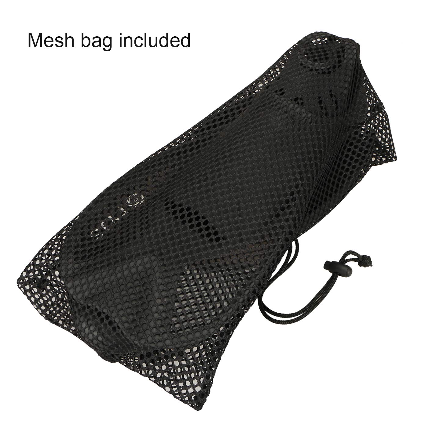 FYJS Short Swim Fins with Comfortable Full Foot Pocket Travel-Size for Snorkeling and Scuba Diving