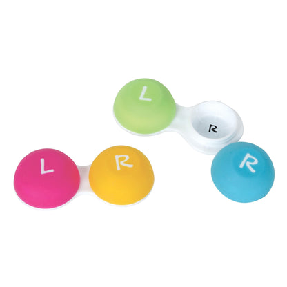 Flents Contact Lens Case, Soft Grip, 1 Count (Pack of 6), Colors May Vary