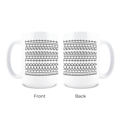 Hogg Fuck This Shit Mug, 15 oz Coffee Cups Ceramic, Hidden Message Coffee Mug, Funny White Elephant Gifts for Adults, Cute White Elephant Christmas Gifts, Office Prank, Funny Christmas Cup for Work