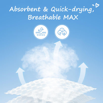 HIPHOP PANDA 10 Pack 6-Layers Muslin Burp Cloths Large - Durable 100% Cotton - Baby Essentials Extra Absorbent and Soft Boys & Girls Rags for Newborn Registry (White, 20" X10")