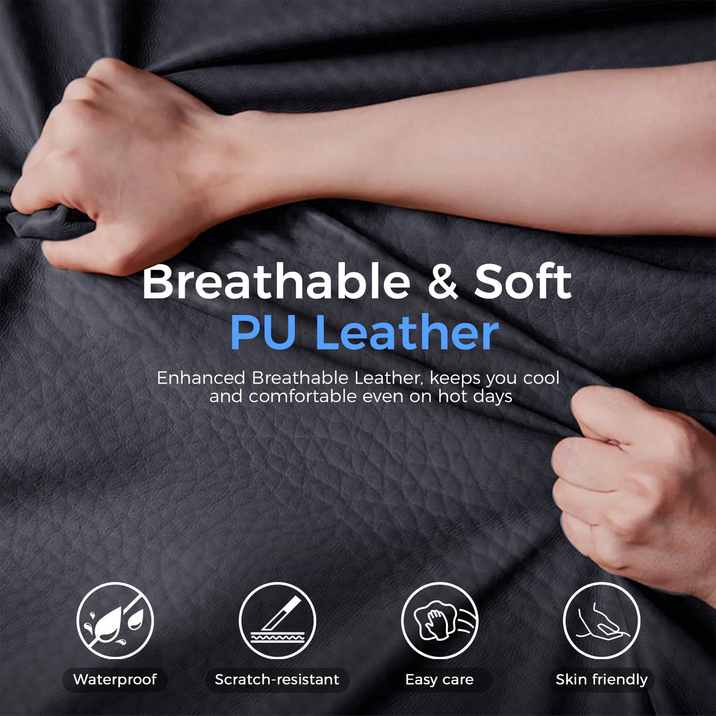 GTRACING Big and Tall Gaming Chair 400lbs Heavy Duty Office Chair with Foot Rest & Ergonomic Pocket Spring Lumbar Support, High Back 3D Saddle Shaped Cushion for Back Pain Relief, Black