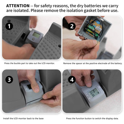 Leikefitness Portable Step Climber Fitness Stepper for Home Gym ST6800 (Gray)