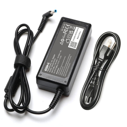 65W Laptop Charger for HP EliteBook Charger 840 850 845 830 820 G8/G7/G6/G5/G4/G3,(Blue Tip) ProBook 640 650 450 430 440 446 455 470 745 735 725 755 with Power Cord